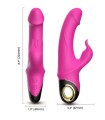 ARMONY - METEROR DILDO VIBRATOR RABBIT ROTATOR FUCHSIA