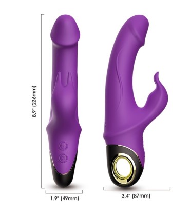 ARMONY METEROR DILDO VIBRATOR RABBIT PURPLE