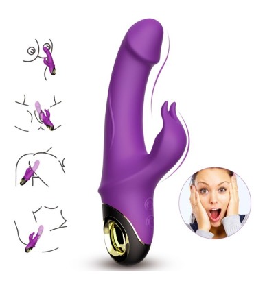 ARMONY METEROR DILDO VIBRATOR RABBIT PURPLE