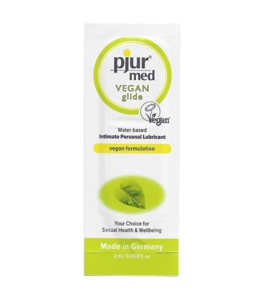 PJUR MED VEGAN GLIDE LUBRICANTE BASE AGUA 2 ML