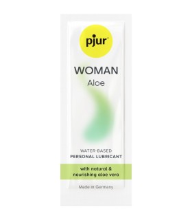 PJUR WOMAN ALOE LUBRICANTE BASE AGUA 2 ML