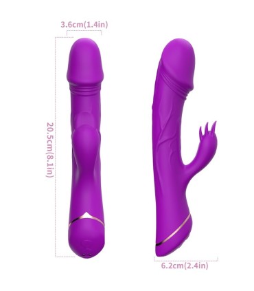 ARMONY DILDO VIBRATOR RABBIT SILICONE PURPLE