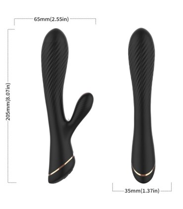 ARMONY VIBRATOR RABBIT SILICONE BLACK