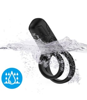 ARMONY DOUBLE RING VIBRATOR BLACK