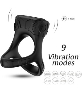ARMONY RING VIBRATOR MULTIPOSITION BLACK