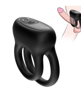 ARMONY DOUBLE RING VIBRATOR BLACK