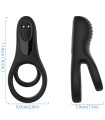 ARMONY - DOUBLE RING VIBRATOR BLACK
