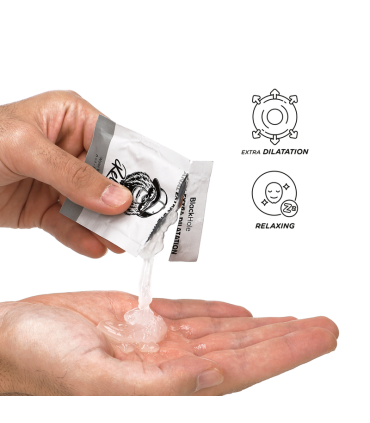 BLACK HOLE GEL BASE AGUA DILATACION ANAL 6 ML MONODOSIS