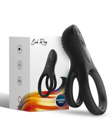 ARMONY DOUBLE RING VIBRATOR BLACK