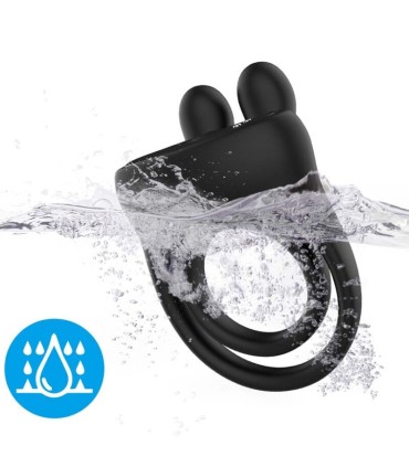 ARMONY RING VIBRATOR RABBIT BLACK