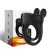 ARMONY RING VIBRATOR RABBIT BLACK