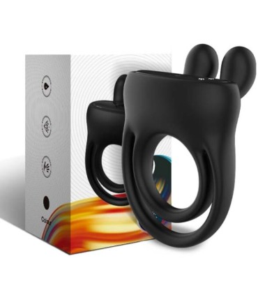 ARMONY RING VIBRATOR RABBIT BLACK