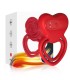 ARMONY RING VIBRATOR HEART RED