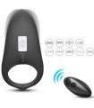 ARMONY - SHARK VIBRATOR RING FOR COUPLES REMOTE CONTROL BLACK