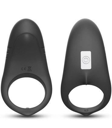 ARMONY SHARK VIBRATOR RING FOR COUPLES REMOTE CONTROL BLACK