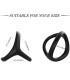 ARMONY TRESOR DOUBLE SILICONE RING BLACK