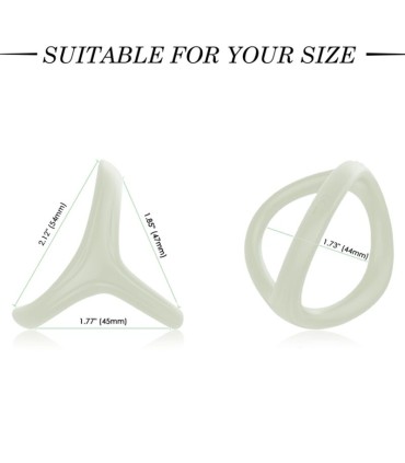 ARMONY TRESOR DOUBLE SILICONE RING LUMINOUS