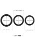 ARMONY TRIPLE SILICONE RING LUMINOUS