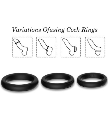 ARMONY TRIPLE SILICONE RING LUMINOUS