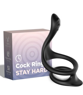 ARMONY TAIL DOUBLE ANAL RING BLACK