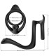 ARMONY TAIL DOUBLE ANAL RING BLACK