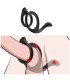 ARMONY TAIL DOUBLE ANAL RING BLACK