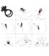 ARMONY TRAVELER DOUBLE VIBRATOR RING FOR COUPLES RABBIT BLACK