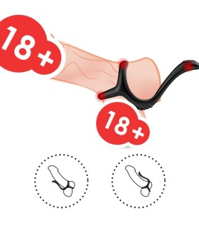 ARMONY TREASURE DOUBLE ANAL RING BLACK