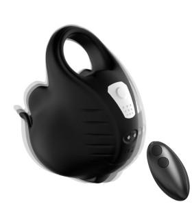 ARMONY CUPPING VIBRATOR RING REMOTE CONTROL BLACK