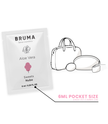 BRUMA 6 ML GEL DESLIZANTE CON ALOE VERA SABOR A NUBE
