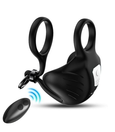 ARMONY MANTA SCROTUM VIBRATOR RING REMOTE CONTROL BLACK