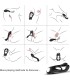 ARMONY VEYRON DOUBLE VIBRATOR RING TOY FOR COUPLES REMOTE CONTROL BLACK