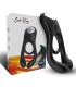 ARMONY VEYRON DOUBLE VIBRATOR RING TOY FOR COUPLES REMOTE CONTROL BLACK