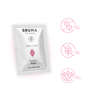 BRUMA 6 ML GEL DESLIZANTE CON ALOE VERA SABOR A NUBE