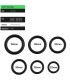 ARMONY RINGS SILICONE BLACK