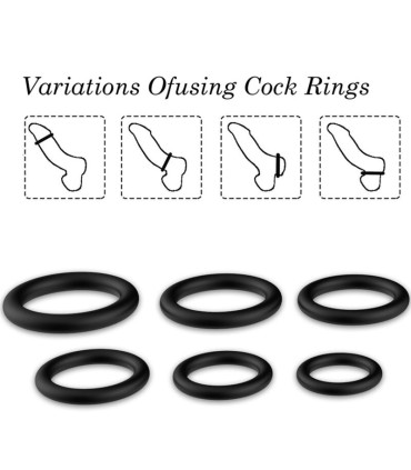 ARMONY RINGS SILICONE BLACK