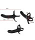ARMONY DILDO WITH RING VIBRATOR REMOTE CONTROL BLACK