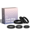 ARMONY - LOCK RINGS SILICONE BLACK