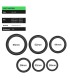 ARMONY LOCK RINGS SILICONE BLACK