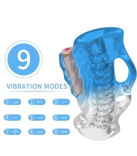 ARMONY MASTURBATOR FINGER VIBRATOR BLUE GRADIENT