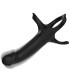 ARMONY DILDO WITH RING VIBRATOR BLACK