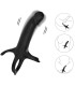 ARMONY DILDO WITH RING VIBRATOR BLACK