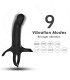 ARMONY DILDO WITH RING VIBRATOR BLACK