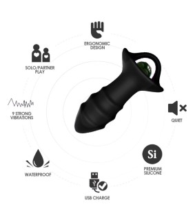 ARMONY KYLIN FINGER VIBRATOR ANAL PLUG REMOTE CONTROL BLACK
