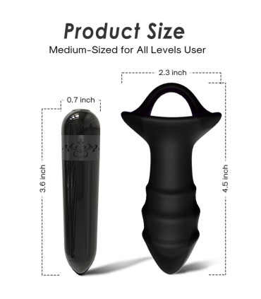 ARMONY KYLIN FINGER VIBRATOR ANAL PLUG REMOTE CONTROL BLACK