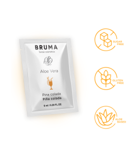 BRUMA 6 ML GEL DESLIZANTE CON ALOE VERA SABOR A PINA COLADA