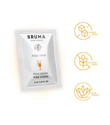 BRUMA 6 ML GEL DESLIZANTE CON ALOE VERA SABOR A PINA COLADA