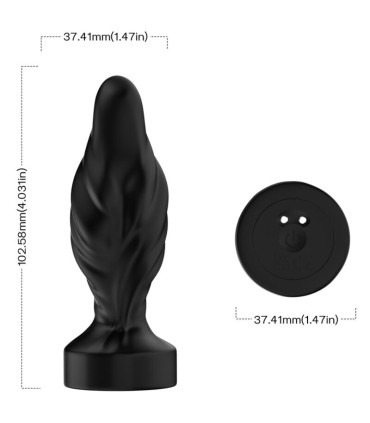 ARMONY VIBRATOR ANAL PLUG REMOTE CONTROL BLACK