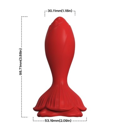 ARMONY PINK VIBRATOR ANAL PLUG SMALL REMOTE CONTROL RED