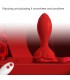 ARMONY PINK VIBRATOR ANAL PLUG SMALL REMOTE CONTROL RED
